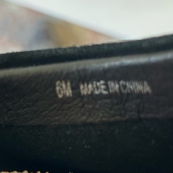 Splendid Black Suede Clog Shoe Minimalist Scandigirl Potato Casey NWOT Size 6 - Picture 10 of 10